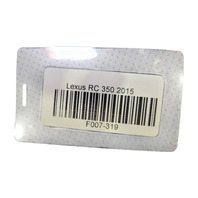 2015-2019 Lexus RC350 Rear Right/Left Back Seat Assembly Set Black, 71503-24060, F007, OEM, 2015, 2016, 2017, 2018, 2019