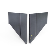 Honda Element 03-11 Interior Right/Left Side View Mirror Cover Trim Garnish Set, 76220-SCV-A00ZA, F008, OEM, 2003, 2004, 2005, 2006, 2007, 2008, 2009, 2010, 2011