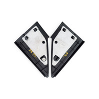 Honda Element 03-11 Interior Right/Left Side View Mirror Cover Trim Garnish Set, 76220-SCV-A00ZA, F008, OEM, 2003, 2004, 2005, 2006, 2007, 2008, 2009, 2010, 2011