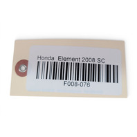 Honda Element 03-11 Rear 2nd Row Seat Rail Striker Set (2) 82680-SCV-A01, F008, OEM, 2003, 2004, 2005, 2006, 2007, 2008, 2009, 2010, 2011