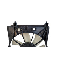 Honda Element 03-11 Radiator/Condenser Cooling Fan w/Motor Shroud Set, F008, OEM, 2003, 2004, 2005, 2006, 2007, 2008, 2009, 2010, 2011