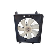 Honda Element 03-11 Radiator/Condenser Cooling Fan w/Motor Shroud Set, F008, OEM, 2003, 2004, 2005, 2006, 2007, 2008, 2009, 2010, 2011