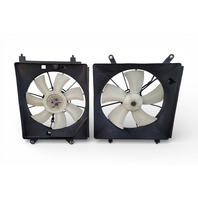 Honda Element 03-11 Radiator/Condenser Cooling Fan w/Motor Shroud Set, F008, OEM, 2003, 2004, 2005, 2006, 2007, 2008, 2009, 2010, 2011