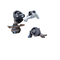 Honda Element 03-10 Engine Rubber Mount Set(4) 50840-SCV-A01, 50821-SCV-A03, 50805-SCV-A01, F008, OEM, 2003, 2004, 2005, 2006, 2007, 2008, 2009, 2010