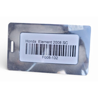 Honda Element 07-08 SC Front Fender Cladding Molding Left/Driver Gray, 74165-SCV-A90ZC, F008, OEM, 2007, 2008