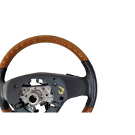 2006-2008 Lexus RX400h Steering Wheel with Wood Grain Trim 45100-48291-B0, F009, OEM, 2006, 2007, 2008