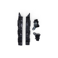 2006-2008 Lexus RX400h Rear Right/Left Bumper Retainer Bracket Set 52576-0E010, F009, OEM, 2006, 2007, 2008