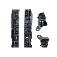 2006-2008 Lexus RX400h Rear Right/Left Bumper Retainer Bracket Set 52576-0E010, F009, OEM, 2006, 2007, 2008