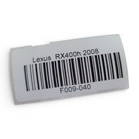 2006-2008 Lexus RX400h Trunk Spare Jack Lift Wrench Hook Set, 09111-0R030, F009, OEM, 2006, 2007, 2008