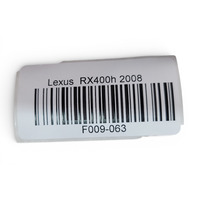 2006-2008 Lexus RX400h Front Right/Passenger Seat Belt Buckle Ivory 73230-48100-A0, F009, OEM, 2006, 2007, 2008