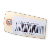 2006-2008 Lexus RX400h Fender Cover Liner, Front Right/Passenger 53805-48041, F009, OEM, 2006, 2007, 2008