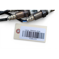 Lexus RX400h 06-08 Oxygen O2 Sensor Set (4) 89467-48060, F009, OEM, 2006, 2007, 2008