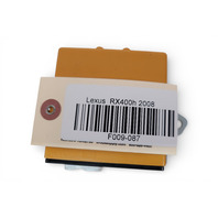 2006-2008 Lexus RX400h Left Outer Mirror Control Computer Unit 89430-0E011, F009, OEM, 2006, 2007, 2008