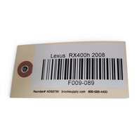 2006-2008 Lexus RX400h Rear/Trunk Floor Mat Support Plate 58387-48033-A0, F009, OEM, 2006, 2007, 2008