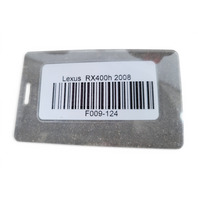 Lexus RX400h 06-08 Rear Brake Caliper Right/Left, 47850-48050, 47830-48050, F009, OEM, 2006, 2007, 2008