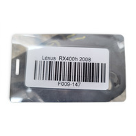 2007-2008 Lexus RX400h Rear Shock Strut Strut w/Spring Right/Passenger 48530-49785, F009, OEM, 2007, 2008