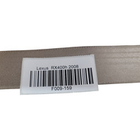 2006-2008 Lexus RX400h Seatbelt Front Right/Passenger Seat Belt Gray 73210-0E060-A0, F009, OEM, 2006, 2007, 2008