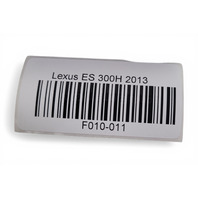 2013 Lexus ES300h Mayday Battery Module Computer 86777-0W060, F010, OEM