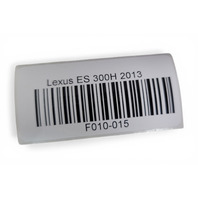 2013-2018 Lexus ES300h Rear Audio Speaker Left/Right Set 86160-33820, F010, OEM, 2013, 2014, 2015, 2016, 2017, 2018