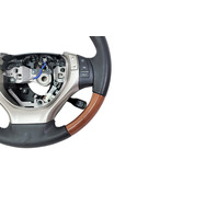 2013-2014 Lexus ES300H Steering Wheel with Wood Grain Trim 45100-33810-C0, F010, OEM, 2013, 2014