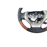 2013-2014 Lexus ES300H Steering Wheel with Wood Grain Trim 45100-33810-C0, F010, OEM, 2013, 2014
