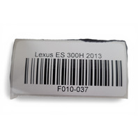 2013-2015 Lexus ES300h Seatbelt Front Left/Driver Seat Belt Black 73220-33470-B0, F010, OEM, 2013, 2014, 2015