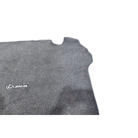 Lexus ES300h 13-18 Black Spare Floor Carpet Trunk/Cargo Mat PT206-33131-20, F010, OEM, 2013, 2014, 2015, 2016, 2017, 2018