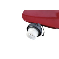 Lexus ES300h 13-18 Fuel Filler Gas Lid Door Red, 77350-33220, F010, OEM, 2013, 2014, 2015, 2016, 2017, 2018