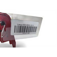 2013-2018 Lexus ES300h Left/Driver Rocker Panel Molding Side Red, 75852-33913, F010, OEM, 2013, 2014, 2015, 2016, 2017, 2018