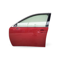 Lexus ES300h 13-14 Front Left/Driver Side Door Assembly Red 67002-33210, F010, OEM, 2013, 2014