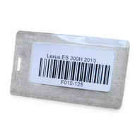 Lexus ES300h 13-18 A/T Front Axle Shaft 4 cylinder Right/Passenger Side, F010, OEM, 2013, 2014, 2015, 2016, 2017, 2018