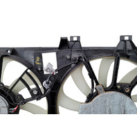 2013-2018 Lexus ES300h Cooling Radiator Fans with Shrouds, 16363-20270, F010, OEM, 2013, 2014, 2015, 2016, 2017, 2018