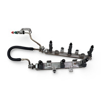 2010-2012 Honda Crosstour Front/Rear Fuel Injector w/Fuel Pipe 3.5L Set, 16610-R70-A01, F011, OEM, 2010, 2011, 2012