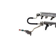 2010-2012 Honda Crosstour Front/Rear Fuel Injector w/Fuel Pipe 3.5L Set, 16610-R70-A01, F011, OEM, 2010, 2011, 2012