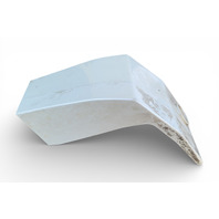 2010-2012 Honda Crosstour Lower Fender Garnish Trim Right, White, 74115-TP6-A00ZC, F011, OEM, 2010, 2011, 2012