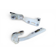 2010-2015 Honda Crosstour Hood Hinges Left/Right White Set, 60120-TA0-A00ZZ, F011, OEM, 2010, 2011, 2012, 2013, 2014, 2015