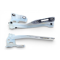 2010-2015 Honda Crosstour Hood Hinges Left/Right White Set, 60120-TA0-A00ZZ, F011, OEM, 2010, 2011, 2012, 2013, 2014, 2015