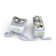 2010-2015 Honda Crosstour Front Door Hinges Stay Set Right/Passenger Upper/Lower 50851-TA1-A01, F011, OEM, 2010, 2011, 2012, 2013, 2014, 2015