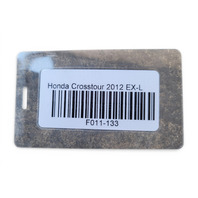 2010-2012 Honda Crosstour Front Bumper Cover Lower Grille Garnish 71110-TP6-A00, F011, OEM, 2010, 2011, 2012