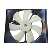 2010-2015 Honda Crosstour Cooling Radiator/Condenser Fan w/Shroud Motor Set 3.5L 38611-RL8-A01, F011, OEM, 2010, 2011, 2012, 2013, 2014, 2015