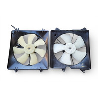 2010-2015 Honda Crosstour Cooling Radiator/Condenser Fan w/Shroud Motor Set 3.5L 38611-RL8-A01, F011, OEM, 2010, 2011, 2012, 2013, 2014, 2015