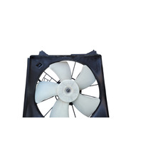 2010-2015 Honda Crosstour Cooling Radiator/Condenser Fan w/Shroud Motor Set 3.5L 38611-RL8-A01, F011, OEM, 2010, 2011, 2012, 2013, 2014, 2015