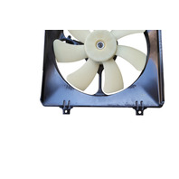 2010-2015 Honda Crosstour Cooling Radiator/Condenser Fan w/Shroud Motor Set 3.5L 38611-RL8-A01, F011, OEM, 2010, 2011, 2012, 2013, 2014, 2015