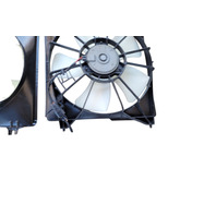 2010-2015 Honda Crosstour Cooling Radiator/Condenser Fan w/Shroud Motor Set 3.5L 38611-RL8-A01, F011, OEM, 2010, 2011, 2012, 2013, 2014, 2015