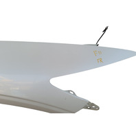 2010-2015 Honda Crosstour Fender Front Right/Passenger White, 60210-TP6-A90ZZ, F011, OEM, 2010, 2011, 2012, 2013, 2014, 2015