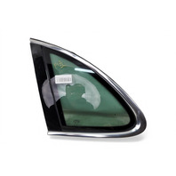 Porsche Cayenne 11-18 Rear Quarter Glass Window Left/Driver Side 958-845-297-01, F012, OEM, 2011, 2012, 2013, 2014, 2015, 2016, 2017, 2018
