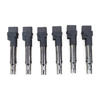 2004-2018 Porsche Cayenne 958 Ignition Igniter Coil Set(6) 3.6L PAB-905-715, F012, OEM, 2004, 2005, 2006, 2007, 2008, 2009, 2010, 2011, 2012, 2013, 2014, 2015, 2016, 2017, 2018