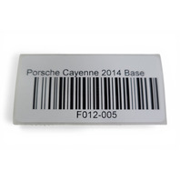2011-2016 Porsche Cayenne 958 Dash A/C Air Vent Center Right/Left Instrument, 958-819-728-G0B, F012, OEM, 2011, 2012, 2013, 2014, 2015, 2016