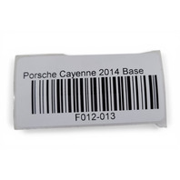 2011-2018 Porsche Cayenne 958 Upper Fuel Injector Rail w/ Injectors Right/Left, 958-110-115-20, F012, OEM, 2011, 2012, 2013, 2014, 2015, 2016, 2017, 2018