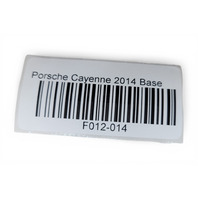 2011-2018 Porsche Cayenne 958 Front Right Door Panel Luxor Beige Leatherette, 958-555-202-00-DM5, F012, OEM, 2011, 2012, 2013, 2014, 2015, 2016, 2017, 2018